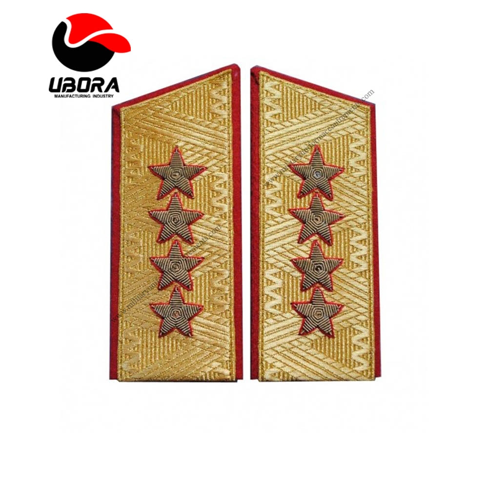 Soviet GENERAL PARADE shoulder boards epaulets gold work General Costume British 